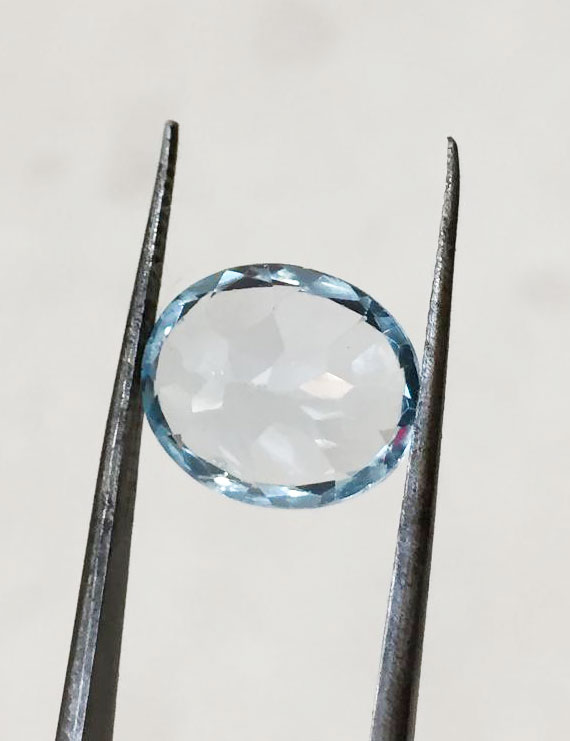 6.60 Ratti (6.00 ct) Natural Blue Topaz
